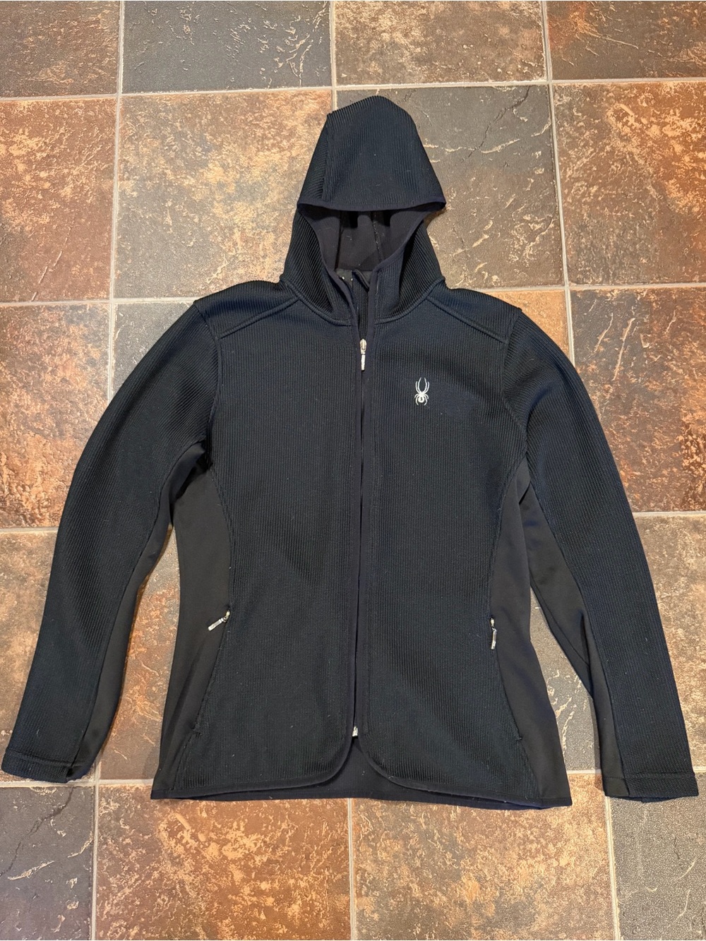 Spyder Core Full-Zip Hooded Sweater Women’s Black Size XL